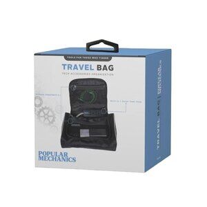 Popular Mechanics Travel Bag Charger Organizer 3 Outlet Power Strip